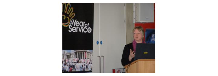 Harriet Crabtree of Interfaith Network at the DCLG event